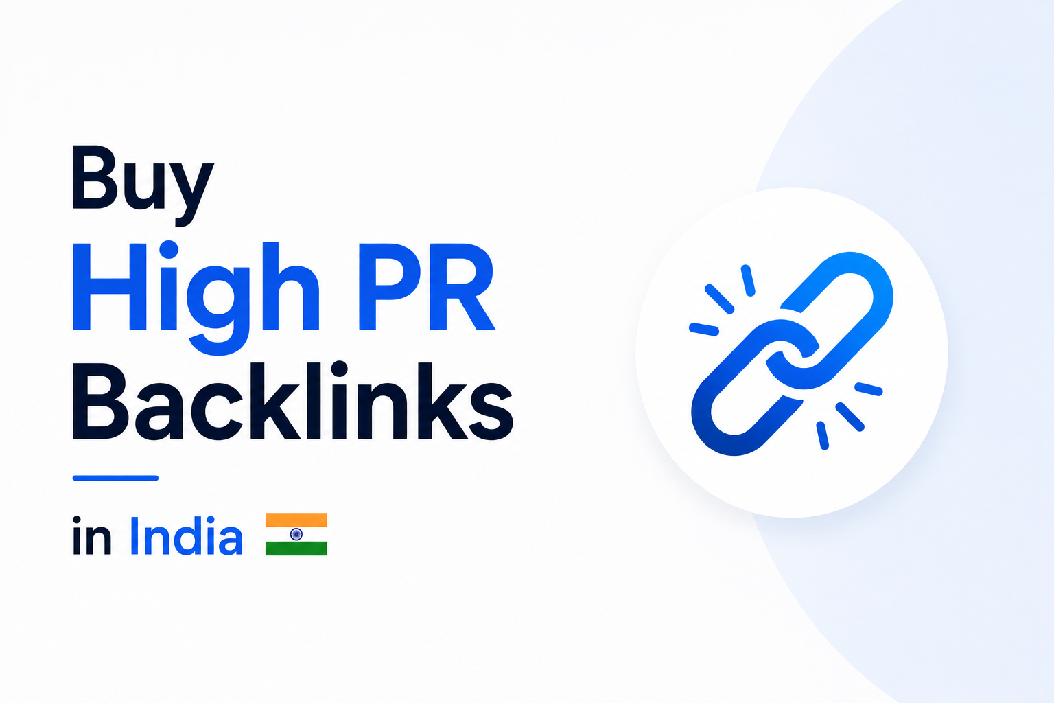 Buy High PR Backlinks in India