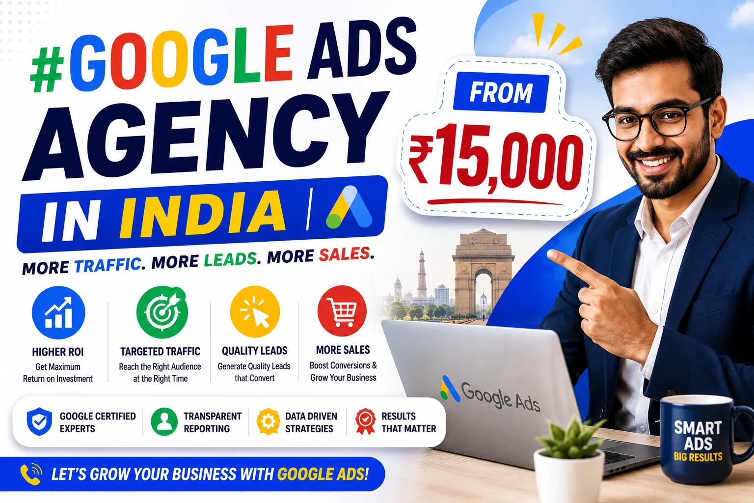 Google Ads Agency in India From ₹15,000
