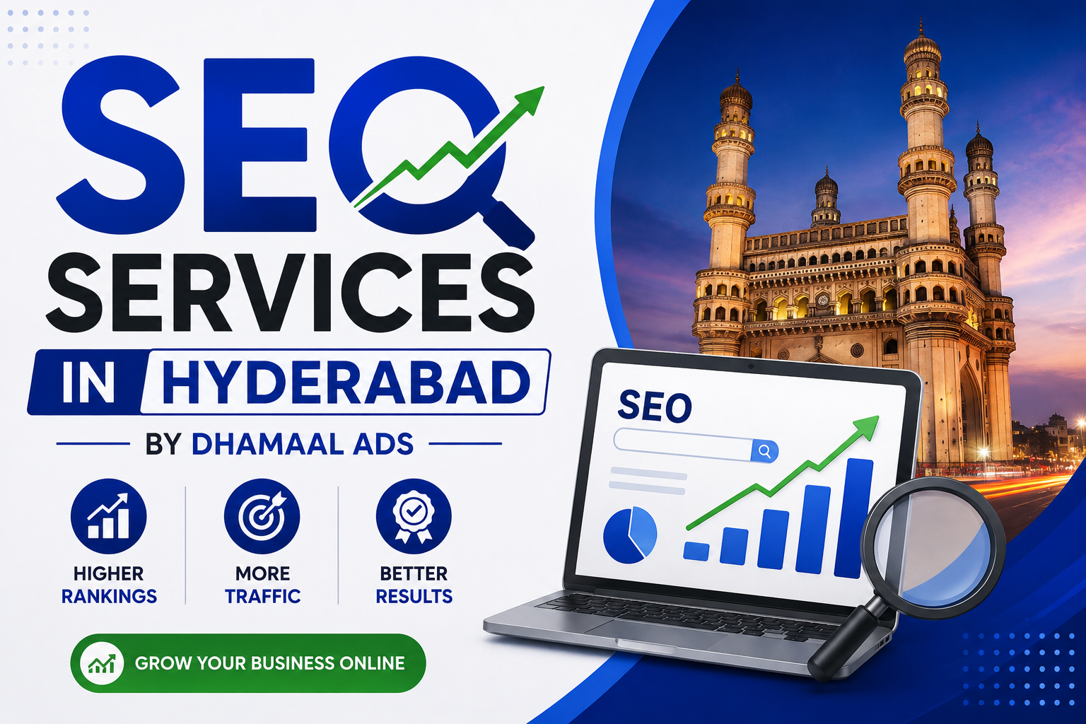 SEO Services in Hyderabad by Dhamaal Ads