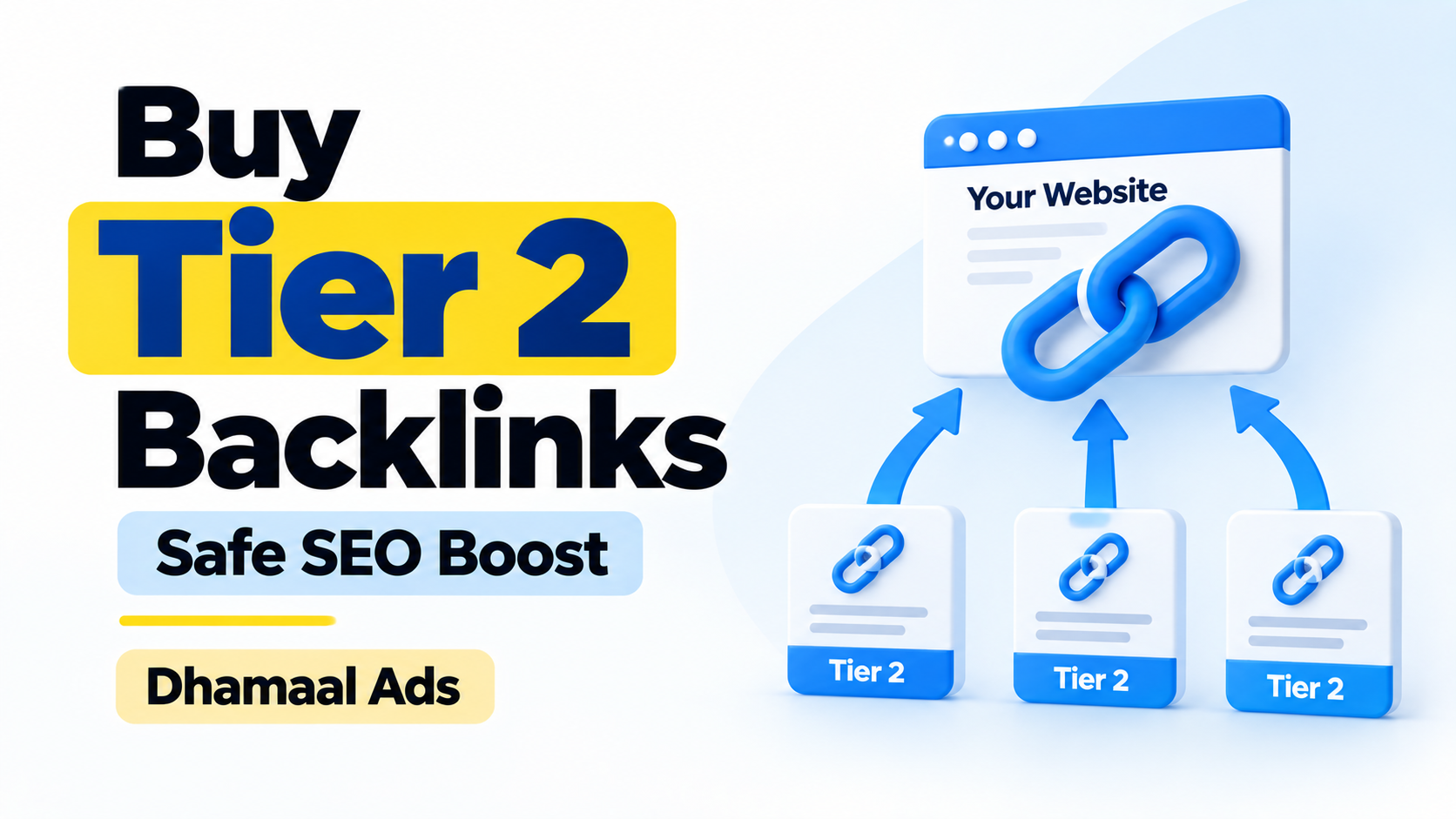 Buy Tier 2 Backlinks Safe SEO Boost - Dhamaal Ads