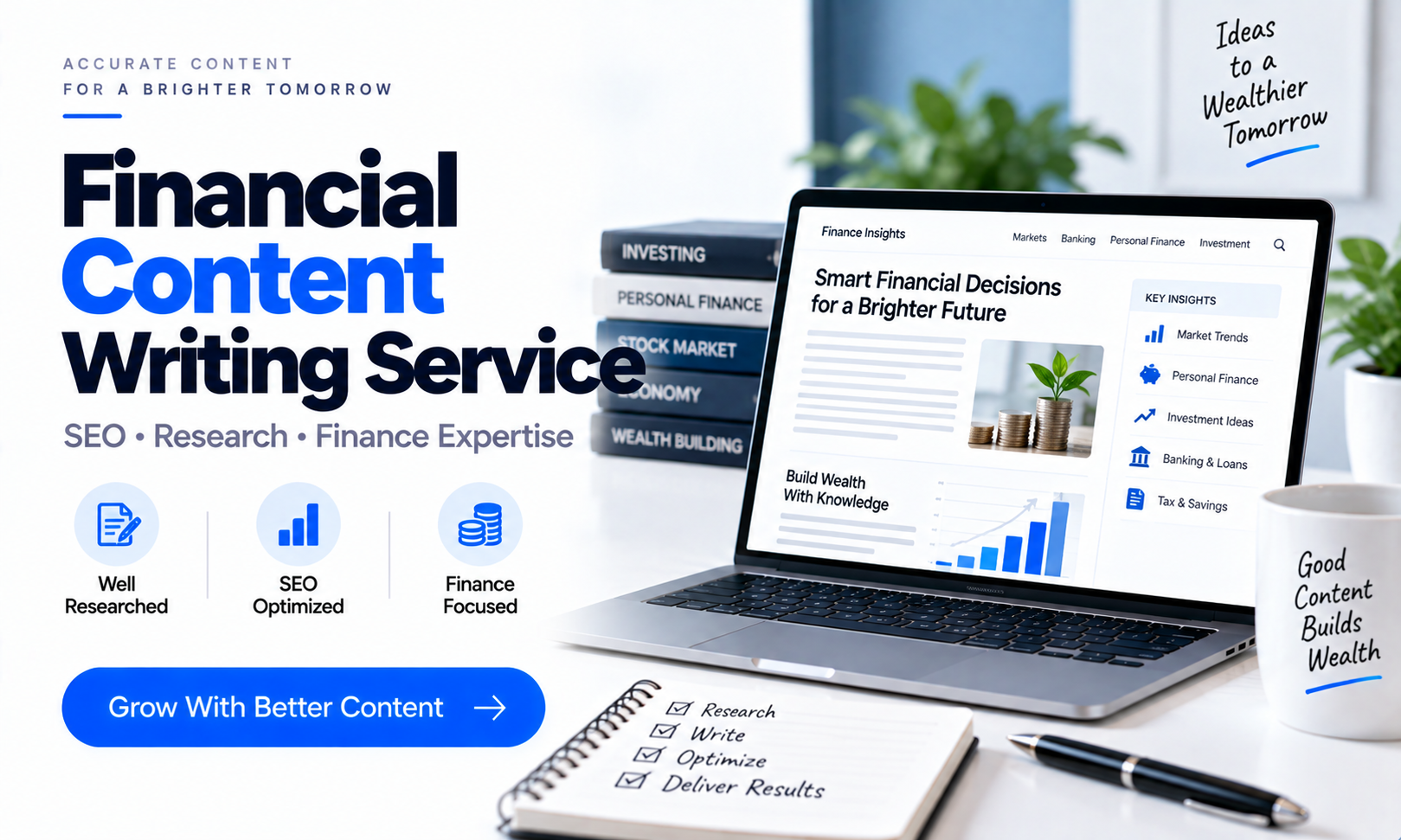 Financial Content Writing Service