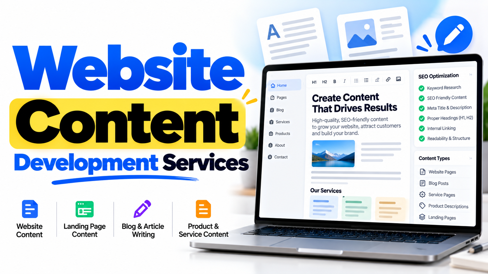 Website Content Development Services